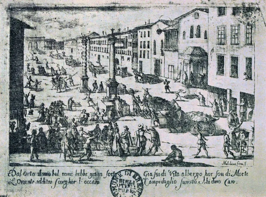 The 1629–1631 Italian plague card
