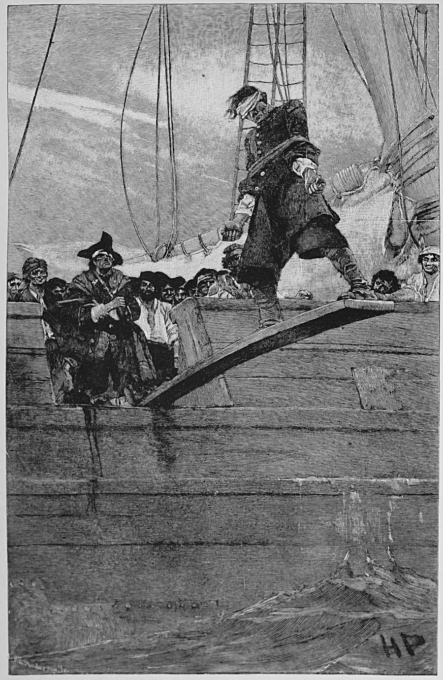 The Walking the plank card