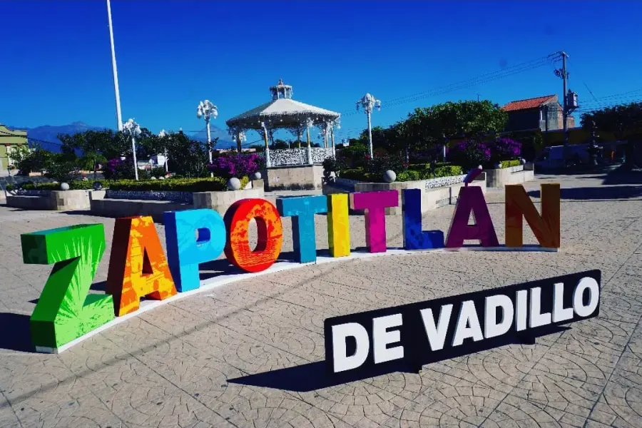 La carte Zapotitlán de Vadillo