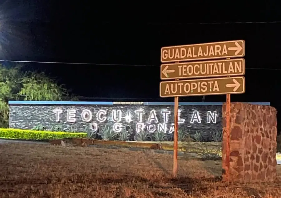 La carte Teocuitatlán de Corona