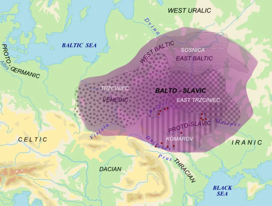The Baltic languages card