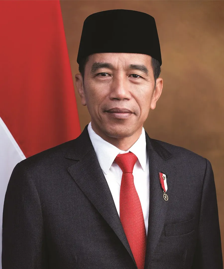 La carte Joko Widodo