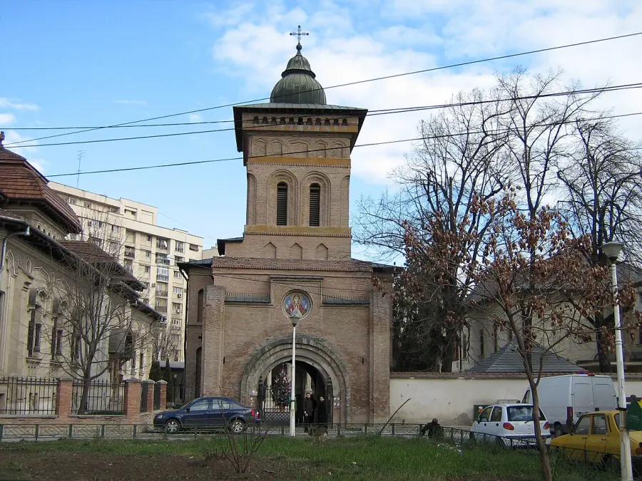 La carte Monastère d'Antim de Bucarest