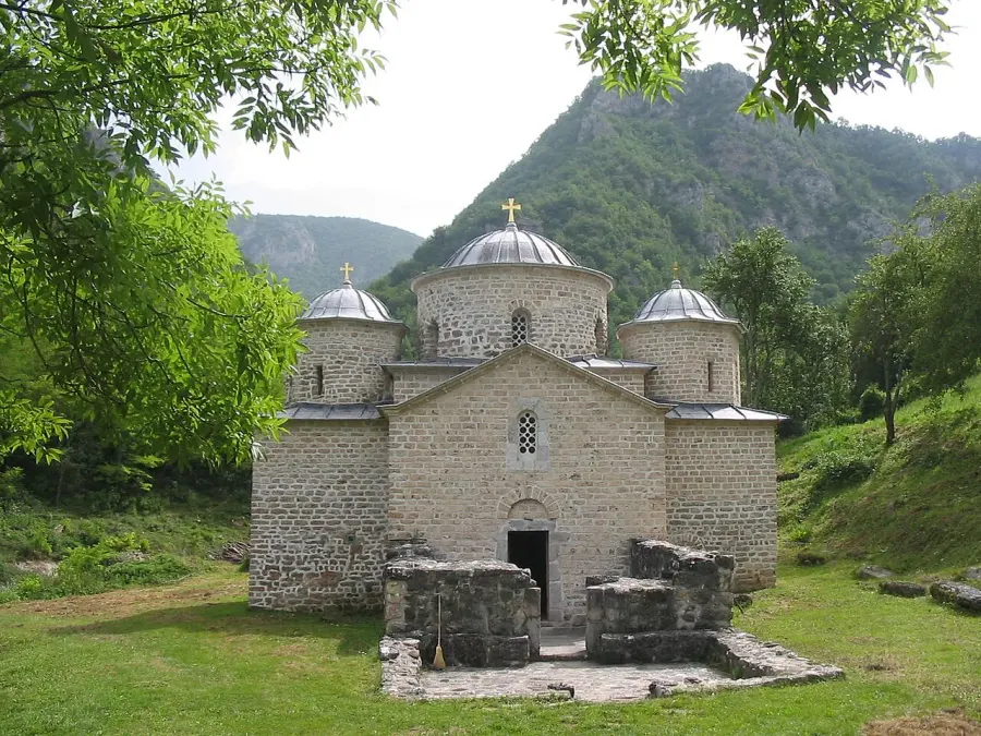 La carte Monastère de Davidovica