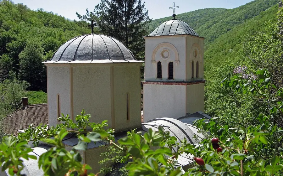 La carte Monastère de Gornjak