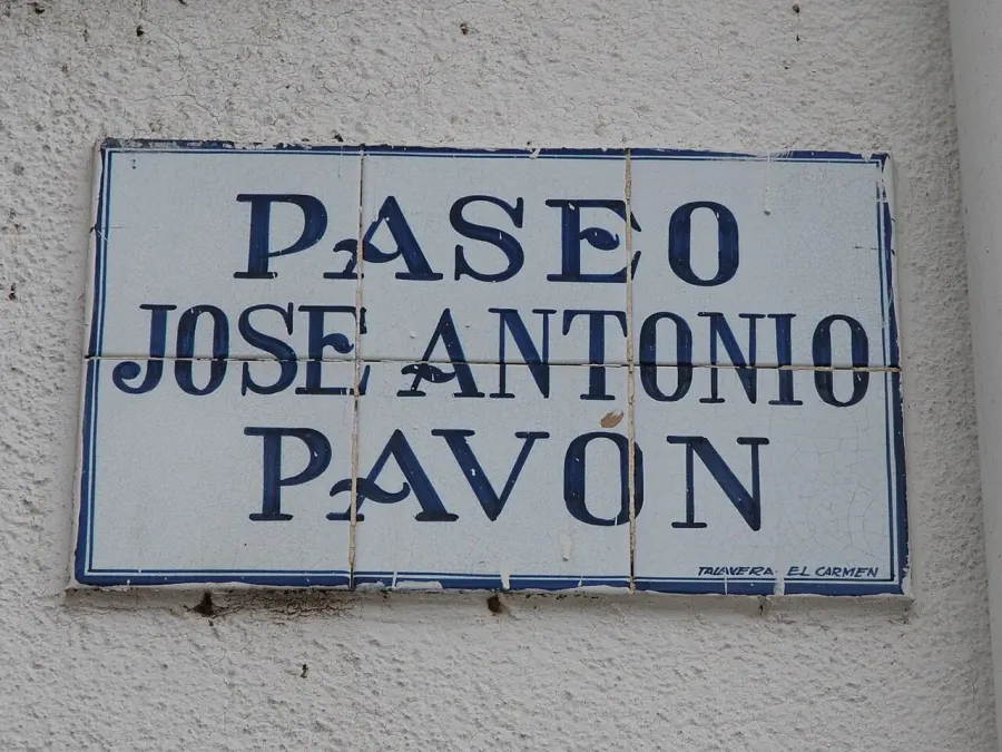 The José Antonio Pavón Jiménez card
