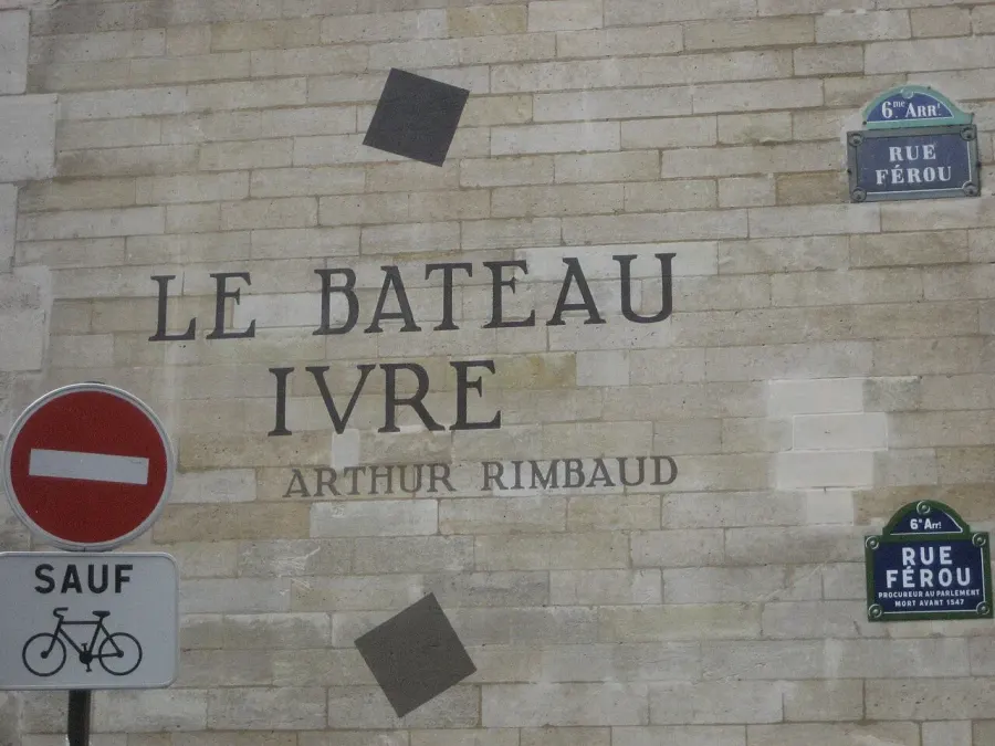 La carte Le Bateau ivre