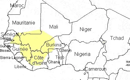 The Bambara language card