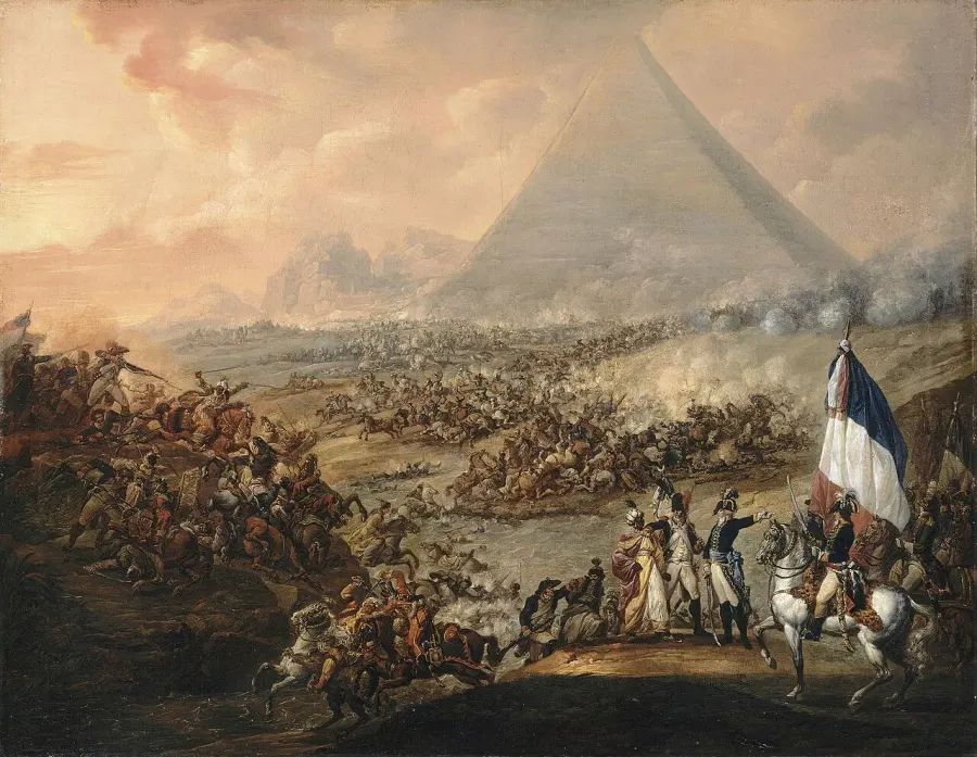 La carte Bataille des Pyramides