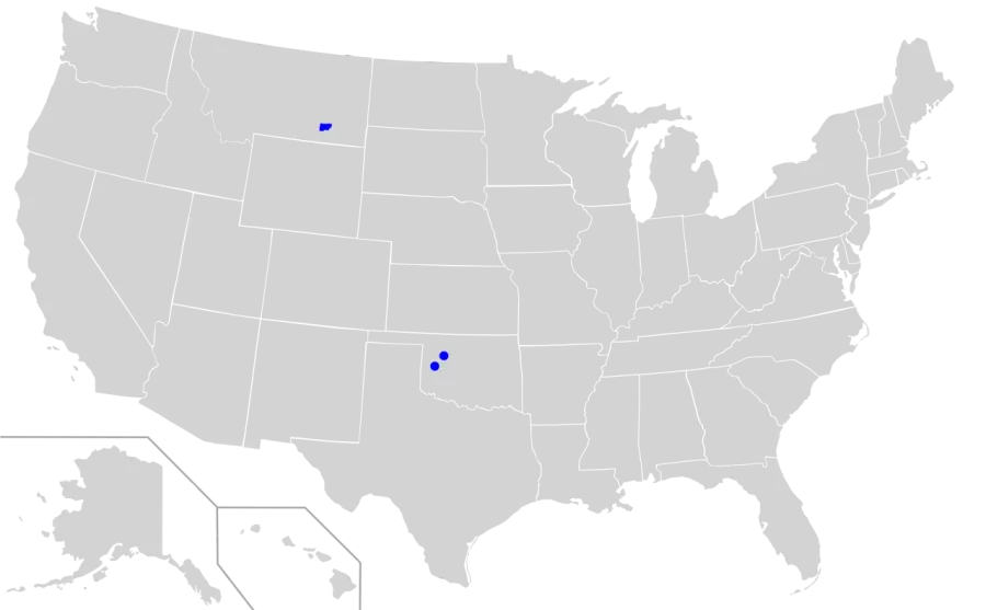 La carte Cheyenne