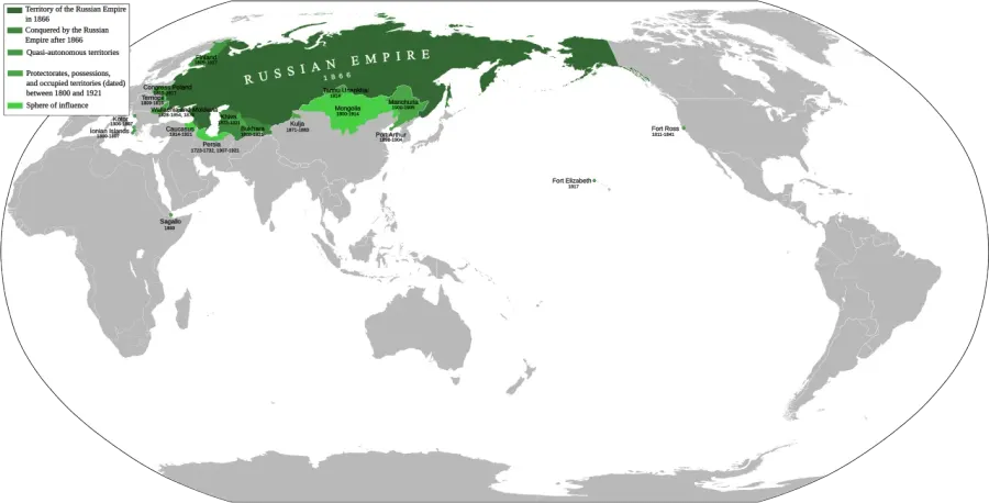La carte Russification