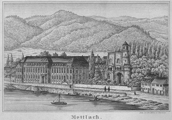 La carte Abbaye de Mettlach