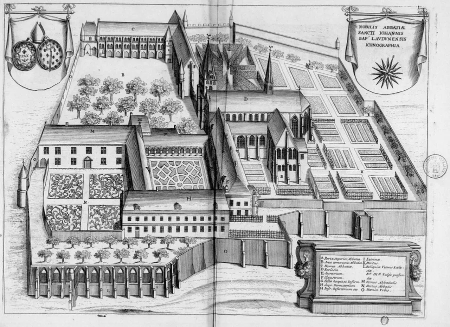 The Abbey of St John, Laon card
