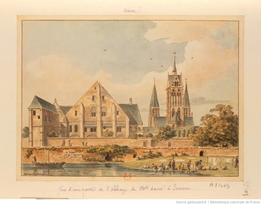 La carte Abbaye Notre-Dame de Soissons