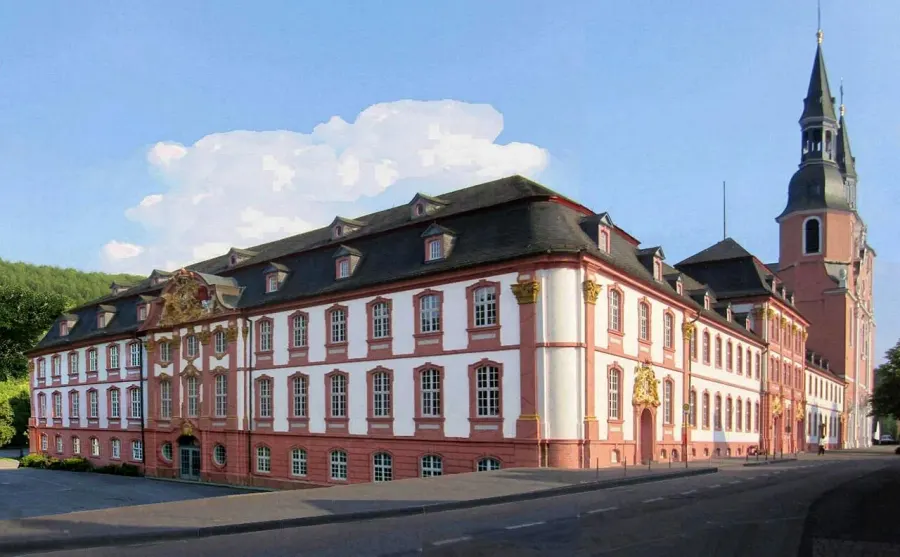 The Prüm Abbey card
