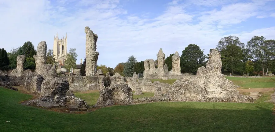 The Bury St Edmunds Abbey card