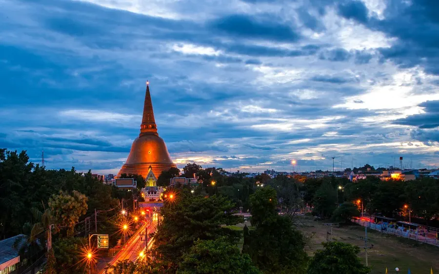 The Nakhon Pathom province card