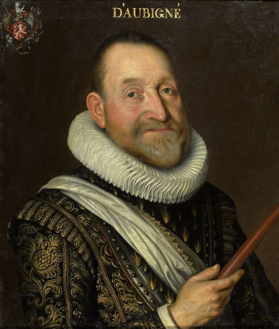 The Agrippa d'Aubigné card