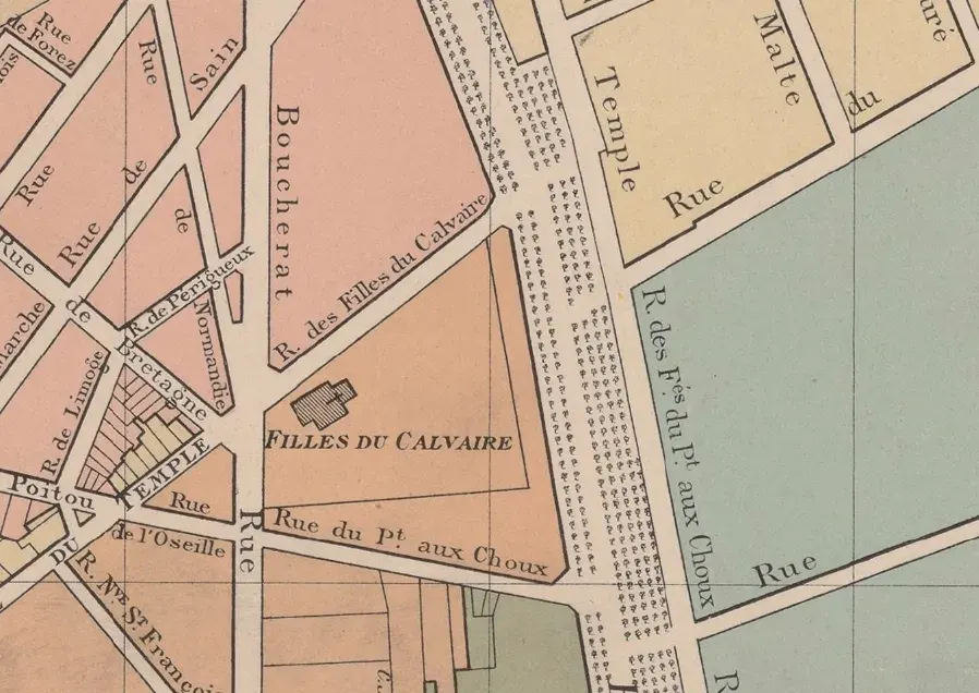 La carte Couvent de Notre-Dame du Calvaire