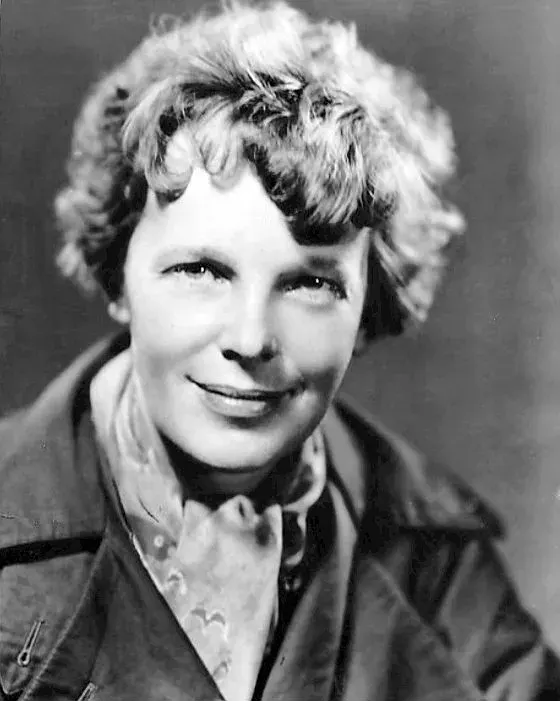 La carte Amelia Earhart