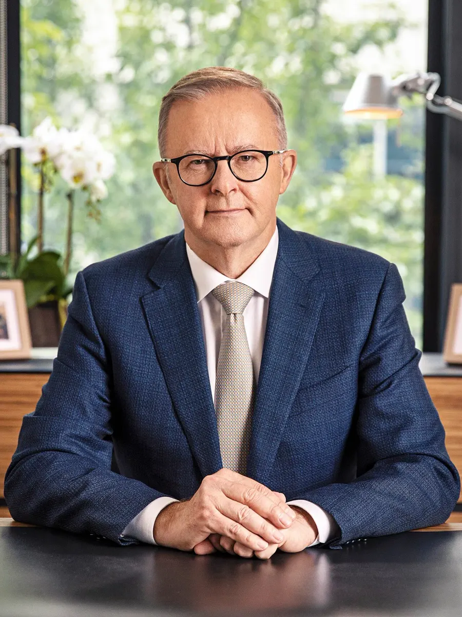 La carte Anthony Albanese