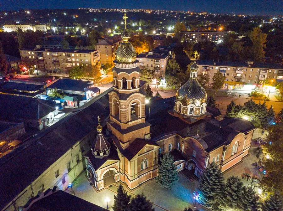 La carte Sloviansk