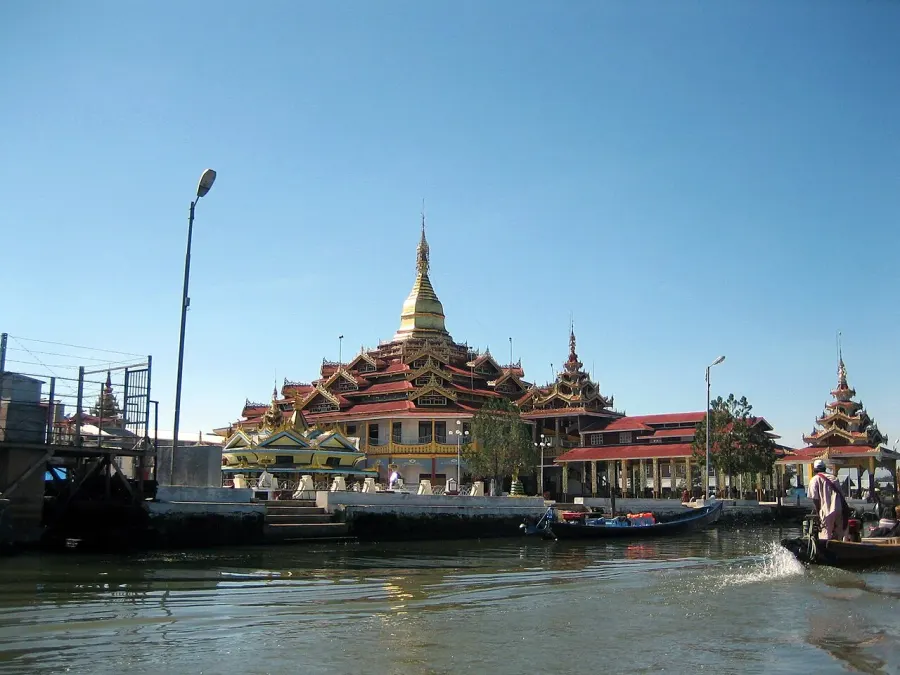 La carte Pagode Hpaung Daw U