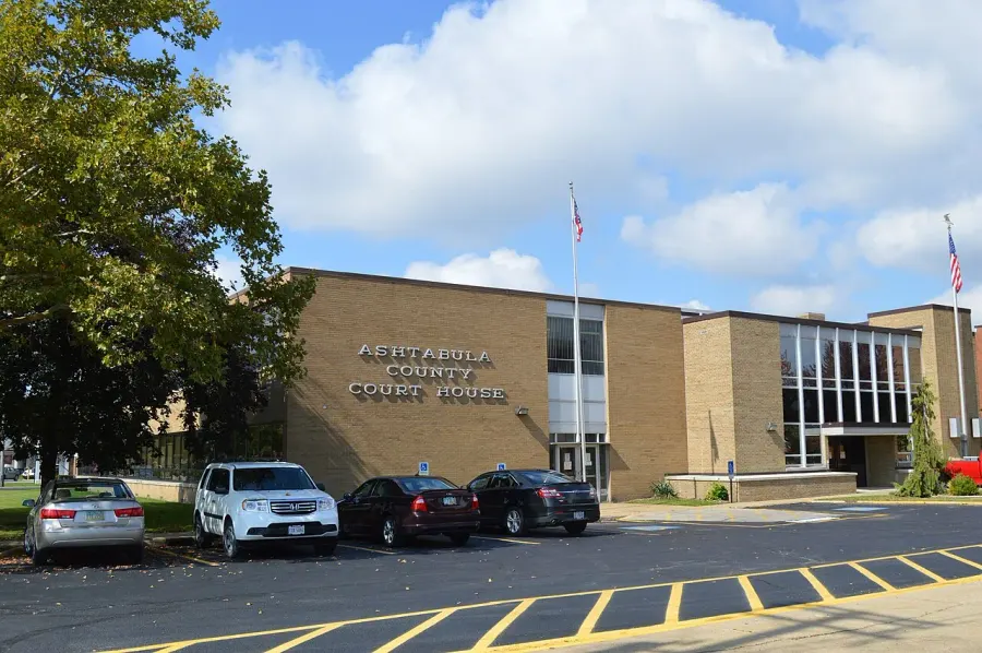 The Ashtabula County, Ohio card