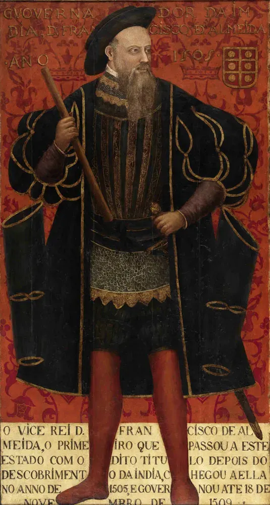 La carte Francisco de Almeida