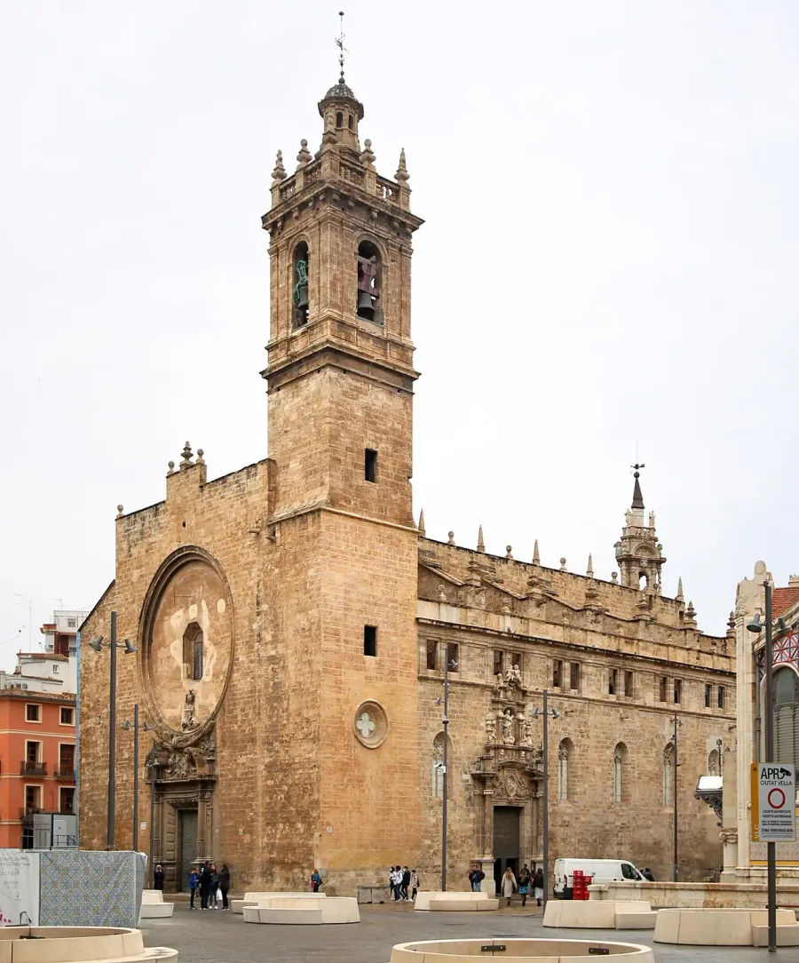 The Church of Santos Juanes, Valencia card