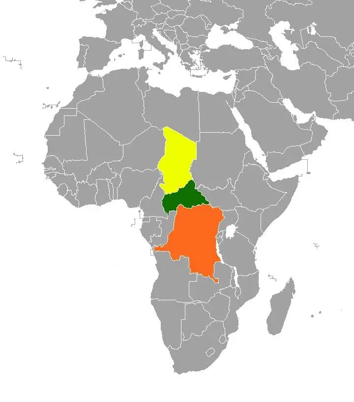 La carte Sango