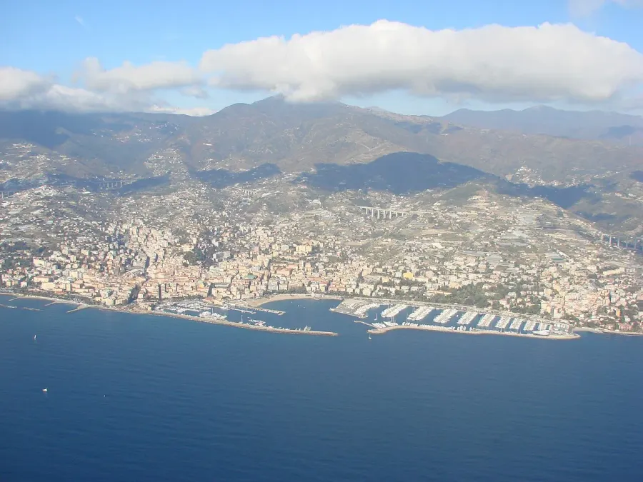 La carte Sanremo