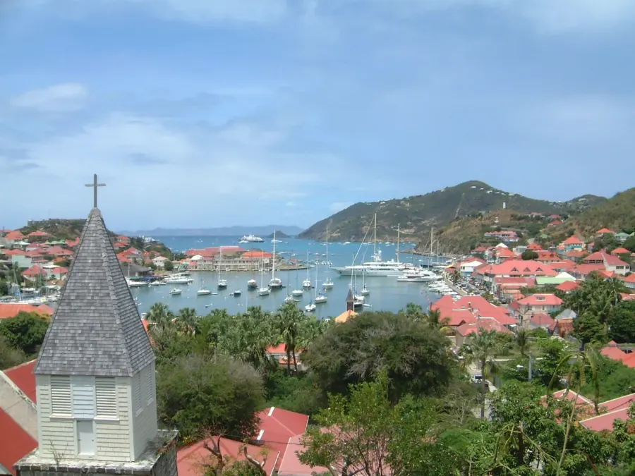La carte Gustavia