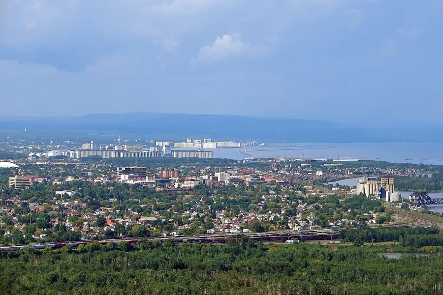 La carte Thunder Bay