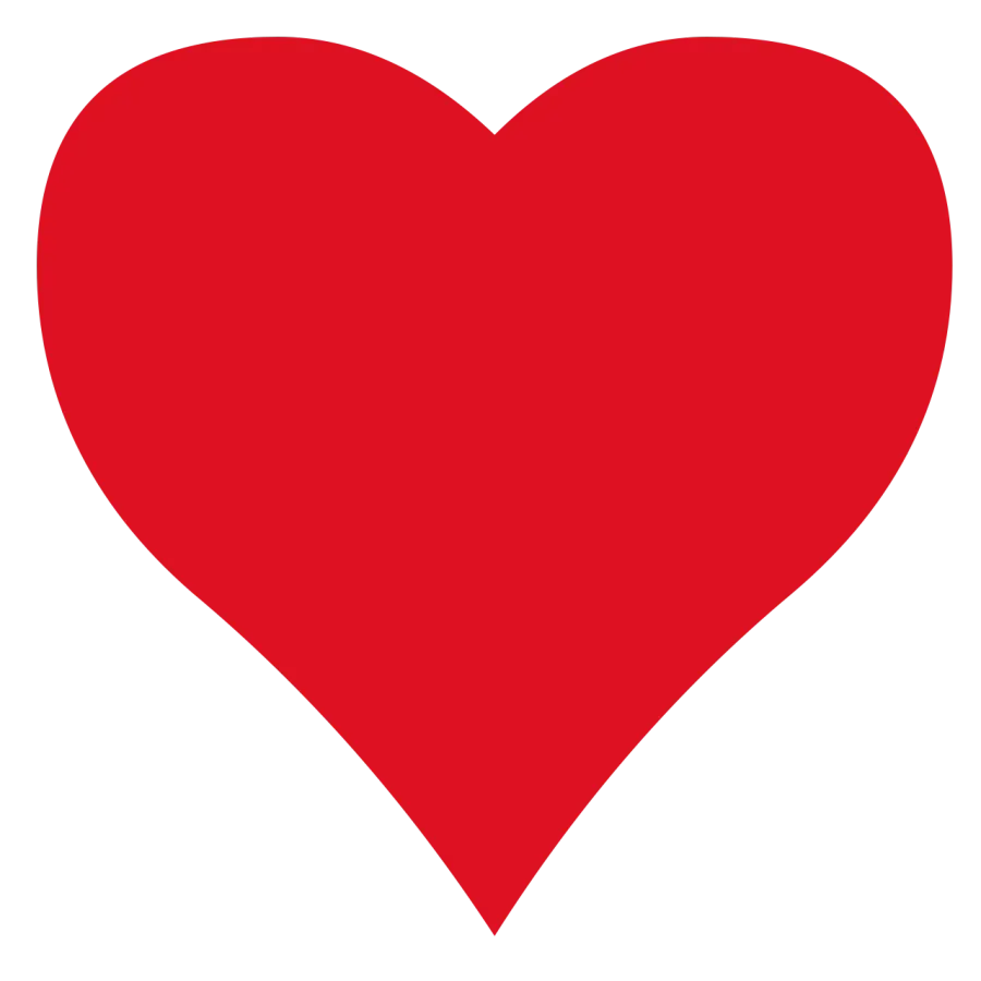 The Hearts card