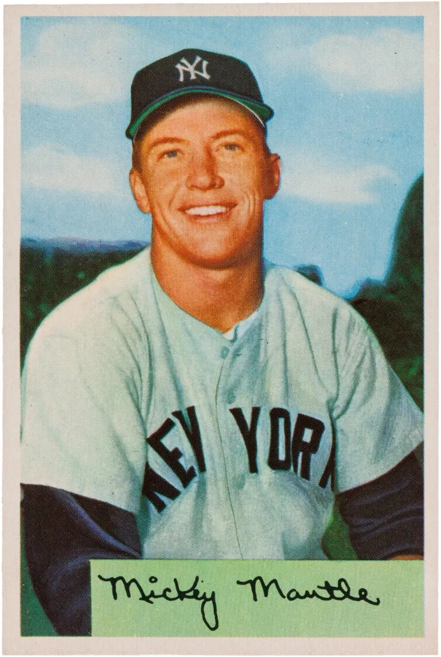 The Mickey Mantle card