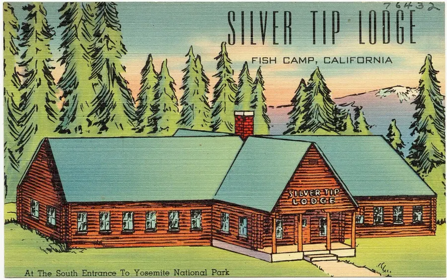 The Fish Camp, California card