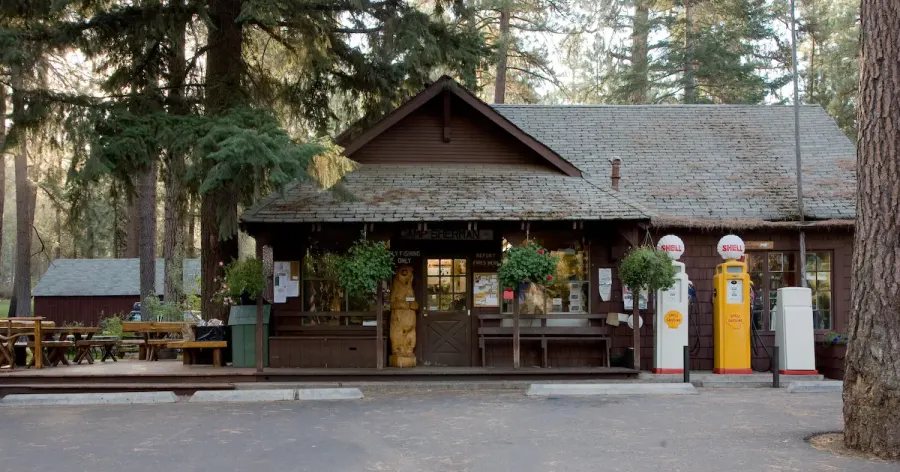 La carte Camp Sherman