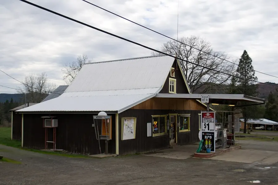 La carte Days Creek