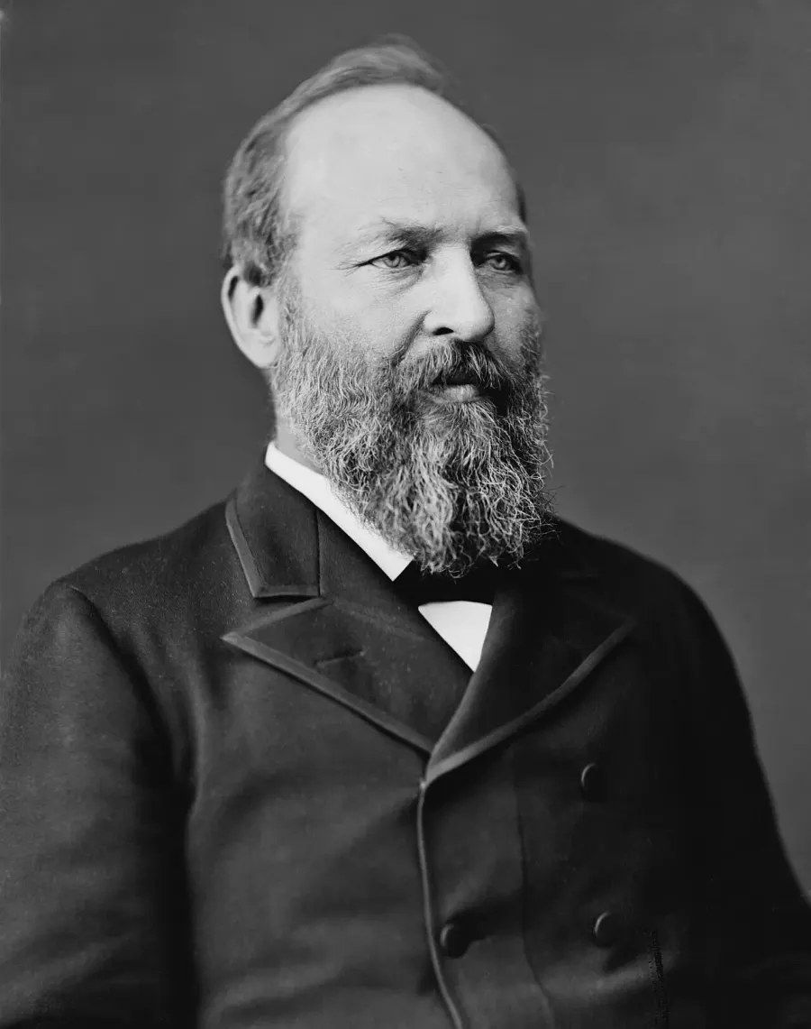 La carte James A. Garfield