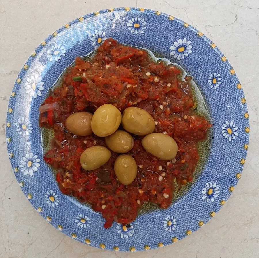 The Mechouia salad card