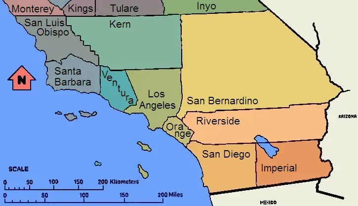 La carte San Angeles