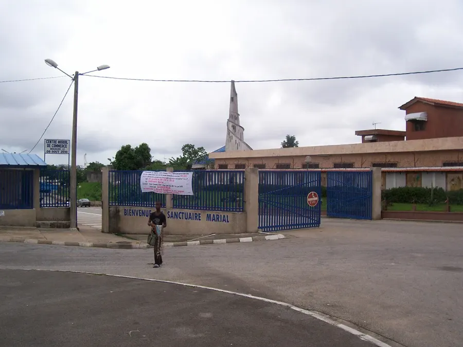 La carte Sanctuaire Notre-Dame-d'Afrique d'Abidjan