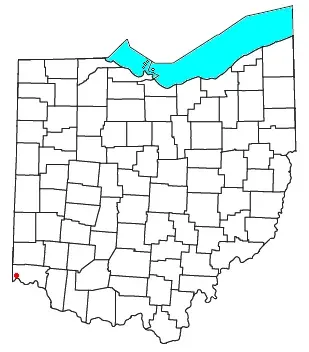 The Hooven, Ohio card
