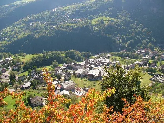 La carte Antey-Saint-André