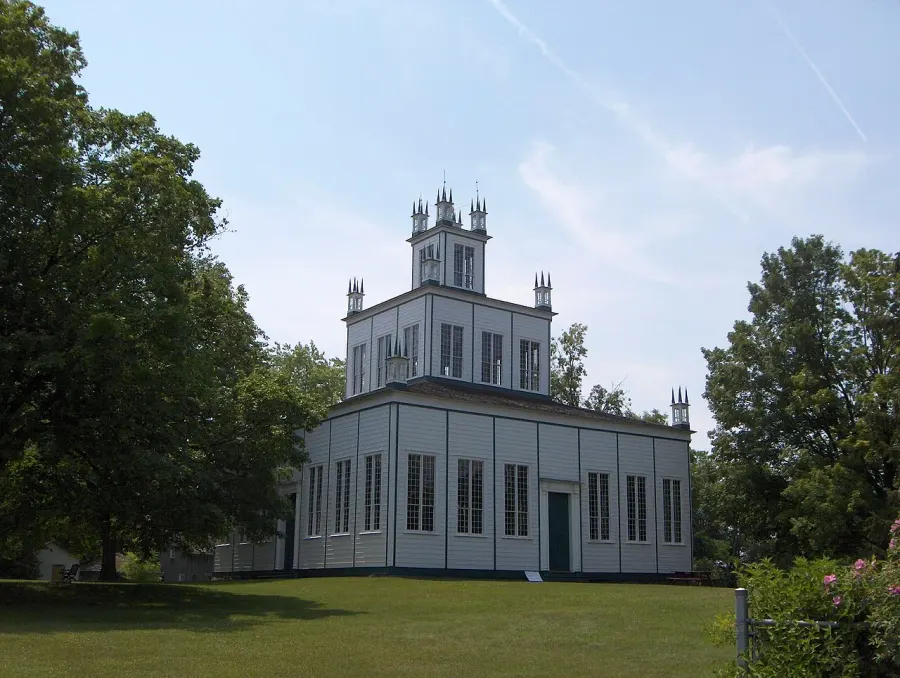 The Sharon Temple card