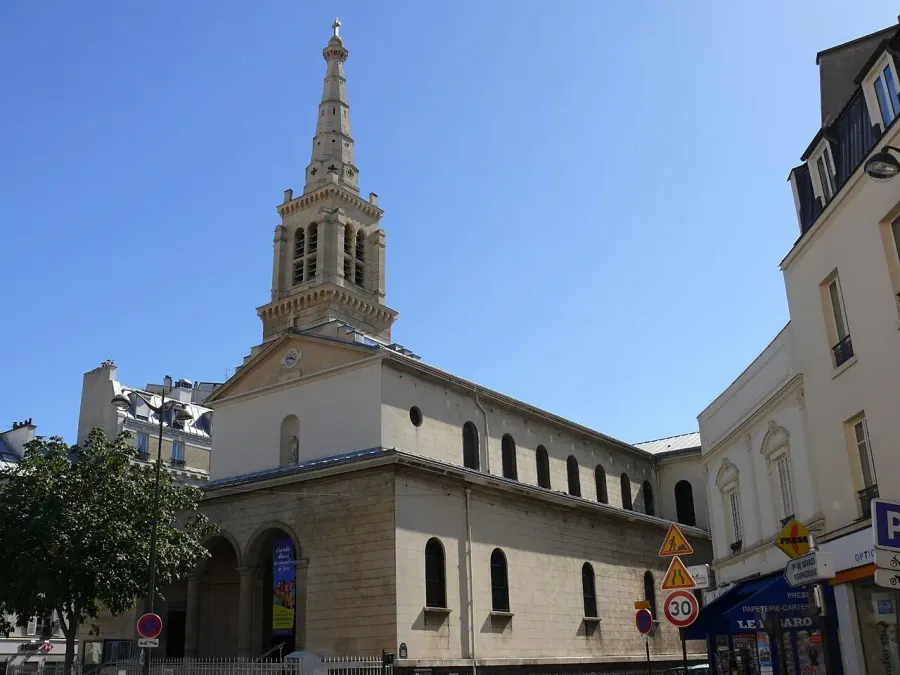 The Saint-Jean-Baptiste de Grenelle, Paris card