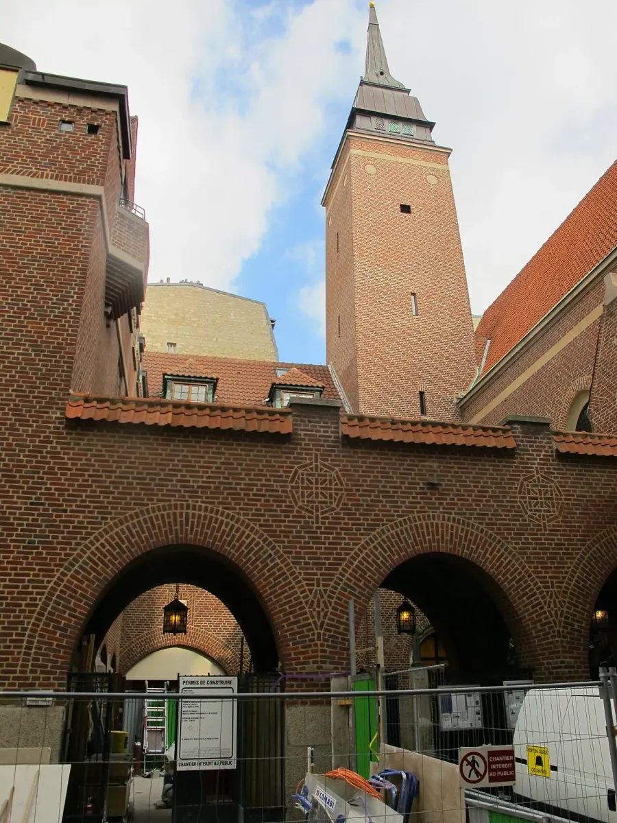 La carte Église suédoise de Paris