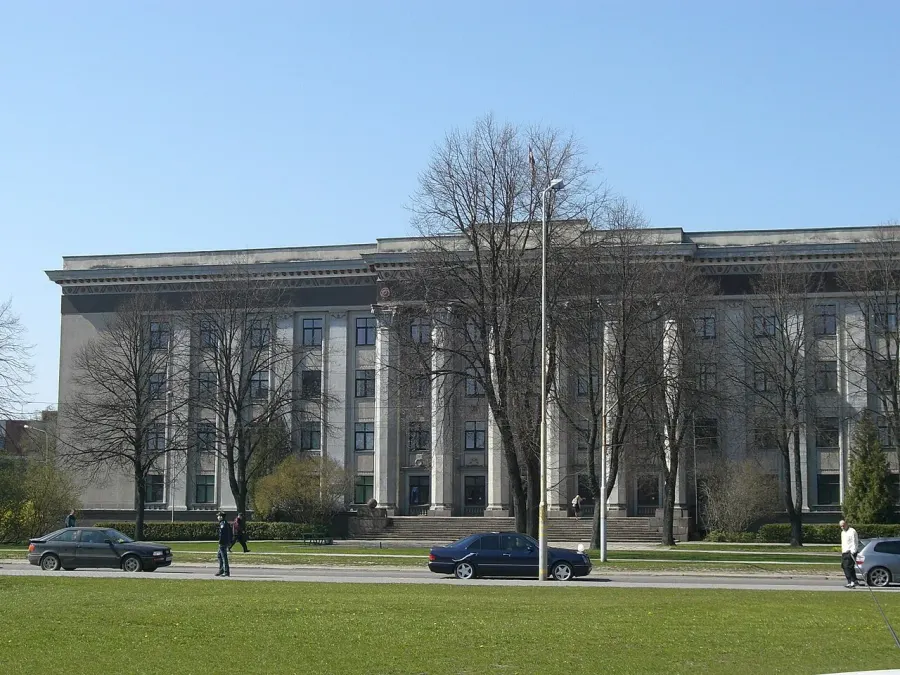 La carte Université de Liepāja