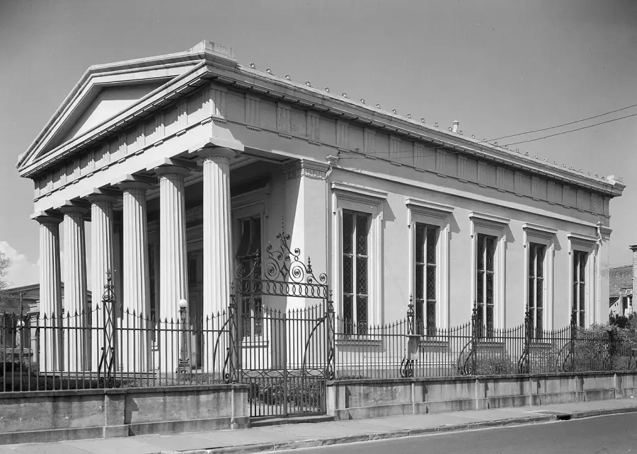 La carte Synagogue Kahal Kadosh Beth Elohim